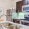 Kitchen with undermount sink in island